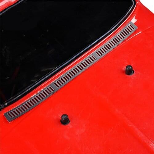 Metal Cooling Grille Cover Decorative Sheet Exhaust Vents Air Inlet for TRX4 Blazer Trailblazer RC Car Parts