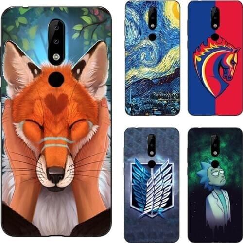 Soft silicone case For Nokia 5.1 painted Case For Nokia5.1 Cute animals Silicone TPU Phone Case For Nokia 5.1 Cover