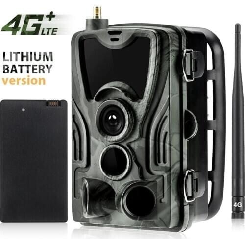 Suntek4G FTP SMTP MMS SMS control 20MP Hunting Trail Camera HC801LTE with Lithium Battery Wireless Wildlife Cameras 0.3S Trigger