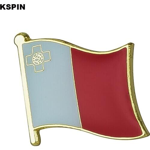 Malta flag pin lapel pin badge 10pcs a lot Brooch Icons KS-0112