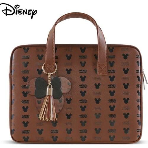 New2021 Disney Mickey Laptop Bag Case Notebook Sleeve Waterproof Bag for Macbook Air Pro 13 14 15 For Dell Acer Asus HP Handbag