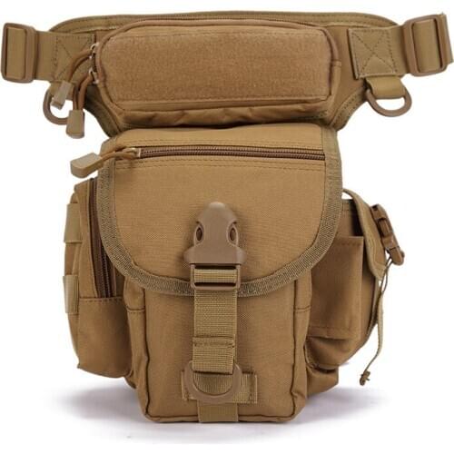 Tactical Drop Leg Bag Military Molle Thigh Bag EDC Utility Belt Waist Pack Pouch Men Outdoor Fishing Camping Hiking Hunting Bags