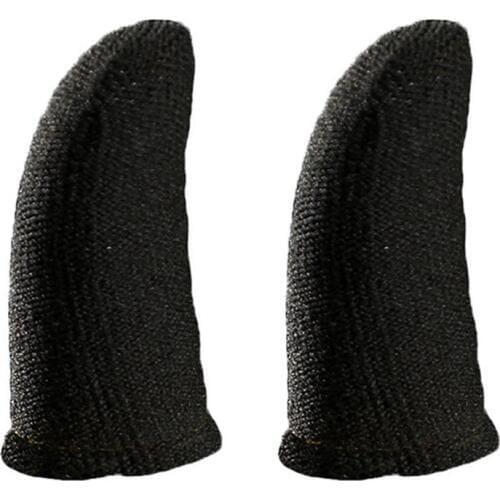 In Stock 1 Pair Of Finger Sleeves Mobile Game Controller Anti-skid Sweatproof Fingertips Case Protector