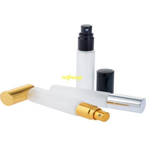 1000pcs/lot Fast shipping 10ML Matte Glass Perfume Bottles 10CC Essential Oil Cosmetic Container Empty Spray Bottle