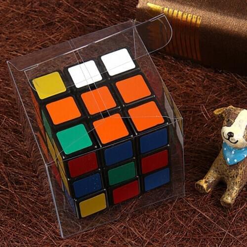 1000pcs 7*7*7cm clear plastic pvc boxes packaging for giftchocolatecandycosmeticcakecrafts display package transparent Box