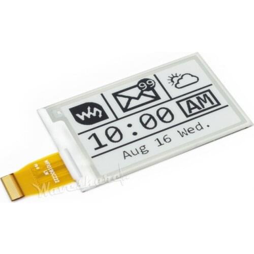 264x176, 2.7inch E-Ink Raw Display, SPI Interface, Without PCB,Black/White Two-color,Ultra low consumption