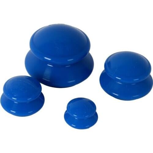 4Pcs Vacuum Cans Suction Cups Massage Anti Cellulite Vacuum Cupping Set Facial Body Chinese Therapy Massages Health Care