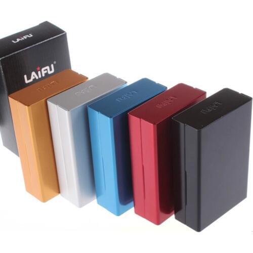 Smoking Accessories solid color thin Aluminum alloy metal Sliding Cover induction automatic cigarette case box