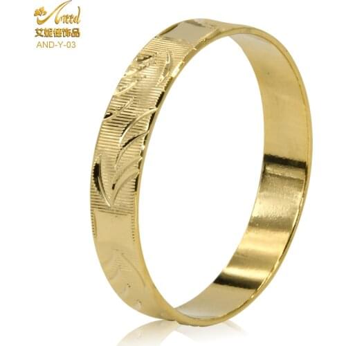 ANIID Baby Gold Bangles For Newborn Dubai Bracelet 24K Jewelry Kids African Girls Designer Cuff Wedding Indian Women Luxury Boy