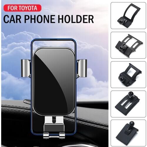 Car Mobile Phone Holder Cellphone Bracket For Toyota 4Runner Altis Corolla RAV4 Vios Yaris Proda Chr Camry Highlander Alphard