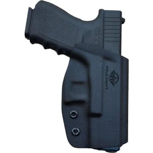 PoLe.Craft OWB KYDEX Holster Fits: Glock 19 19x 23 32 17 22 31 25 26 27 33 30s Gun Holster Belt Outside Carry Pistol Case Pouch