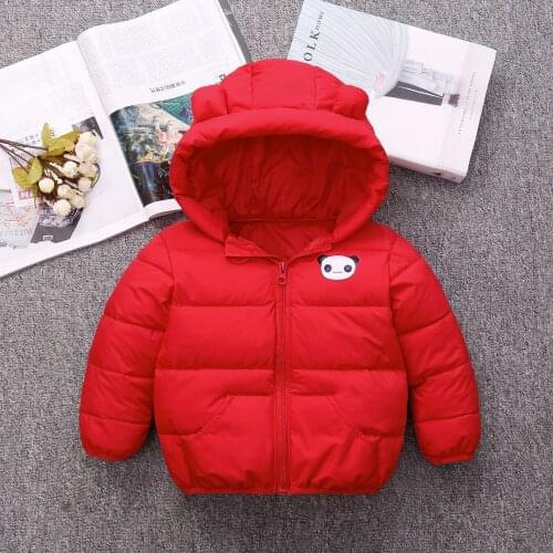 2021 New Fashion Children Down Jacket Autumn Jackets For Girls Long Sleeve Baby Boys Coats Warm Kids Winter Clothing 1--6 Years