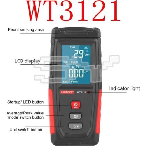 GM3120 upgraded version WT3121 electromagnetic radiation detector test electromagnetic wave radiation protection test