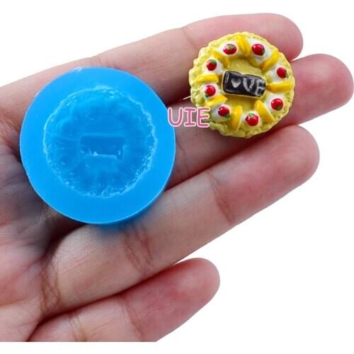 GYL515U 22.2mm Cake Silicone Mold Fondant Cake Decoration Candy Resin Clay Earrings Necklace Craft Soap Candle FOOD SAFE