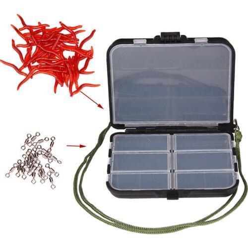 Hot Selling Plastic Fishing Box Bait Lures Hooks Storage Case Portable Accessories for Outdoor