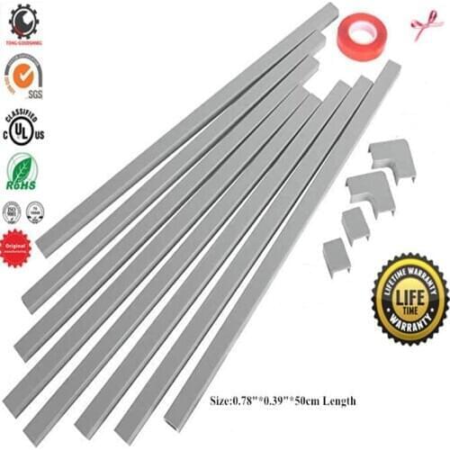 Cord Cover Raceway Kit,Cable Cover Channel, Paintable Cord Concealer System Cable Hider, Cord Wires,Hiding Wall Mount TV Cords