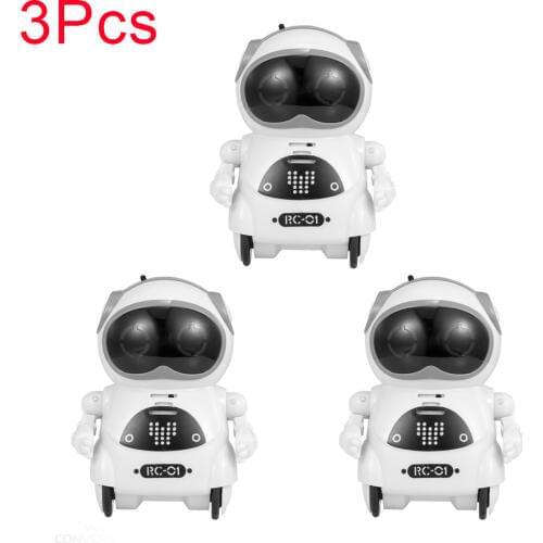3PC 939A Pocket Robot Talking Interactive Dialogue Voice Recognition Record Singing Dancing Telling Story Mini Robot Toy For Kid