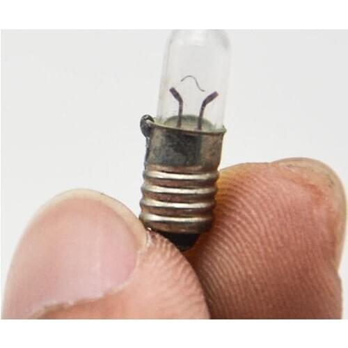 10PCS/lot Mini indicator light bulb E5 6.3V E5 12V E5 24V small bulb signal lamp bead Miniature bulb