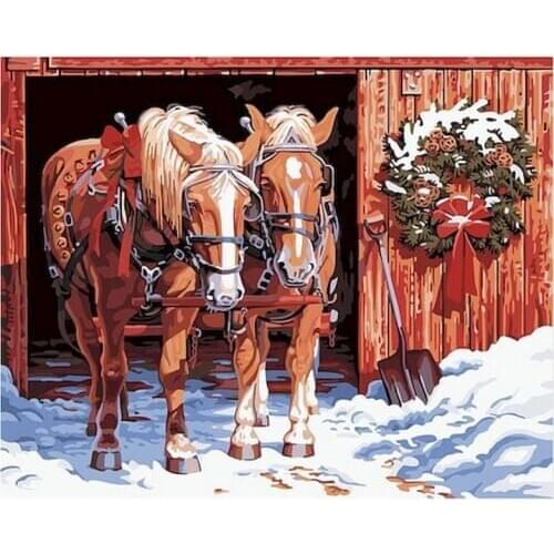 DIY kits Acrylic Paint By Numbers For Adults Canvas Frame Acrylic Paint HandPianted Oil Picture Coloring Drawing Decoration Art