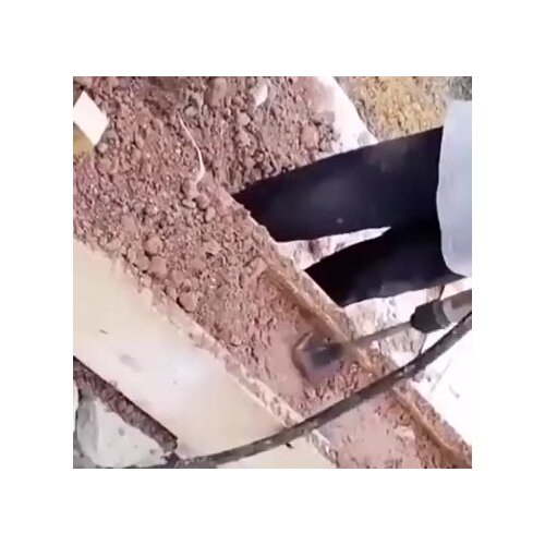 Backfill compactor with Heat-treated cylinder and chrome plated piston significantly extend tool life pile driver