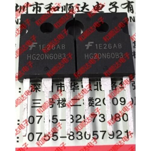Original New 2pcs/ HGTG20N60B3 HG20N60B3 TO-247 600V,40A, TO247