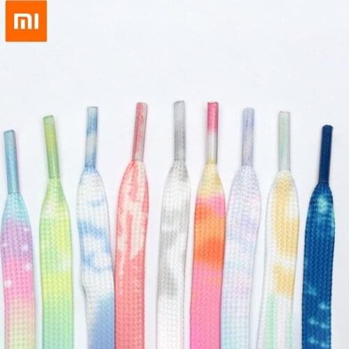 Xiaomi Youpin 3Pairs Shoelaces Flat Elastic Shoe Laces For Kids And Adult Sneakers Shoelace Quick Lazy Laces 9 Color Shoestrings