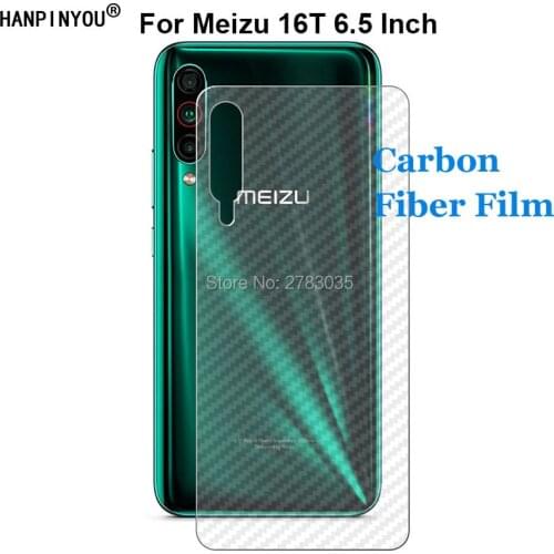 For Meizu 16T 6.5" Durable 3D Anti-fingerprint Carbon Fiber Back Film Screen Protector (Not Tempered Glass)