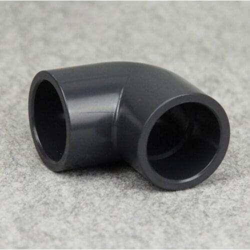20mm-75mm Gray Black PVC Connector UPVC Elbow Joints Aquarium Fish Tank DIY Tools Garden Irrigation Water Pipe Connectors 1pc