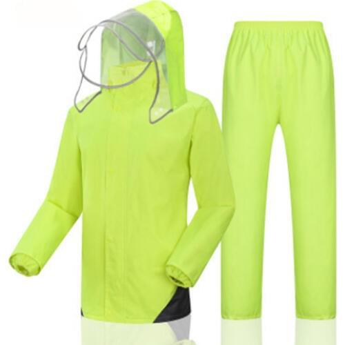 Stylish Reflective Raincoat for Electric Scooters, Three Layers of Rain Hat