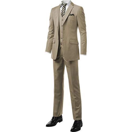 Terno masculi mens suits with pants Business Suits Brown Single Button Wedding Suit Jacket Coat(Jacket+Pants)costume homme 3pcs
