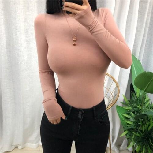 Thin Summer Top Sexy T Shirt Women 2021 Elasticity T-Shirt Korean Style Woman Clothes Slim Tshirt Female Casual Long Sleeve Tops