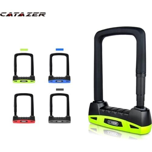 Bike U-lock High End 20T Hydraulic Shear Resistant Lock Motorcycle Lock Convenient Lock Frame Bicycle Accessories