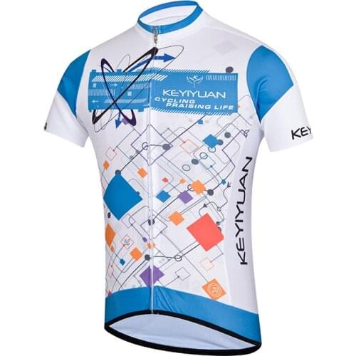 2021 KEYIYUAN Men Cycling Jersey Top Summer Bicycle Clothes MTB Bike Shirts Quick Dry Maillot Ciclismo Hombre Camisetas
