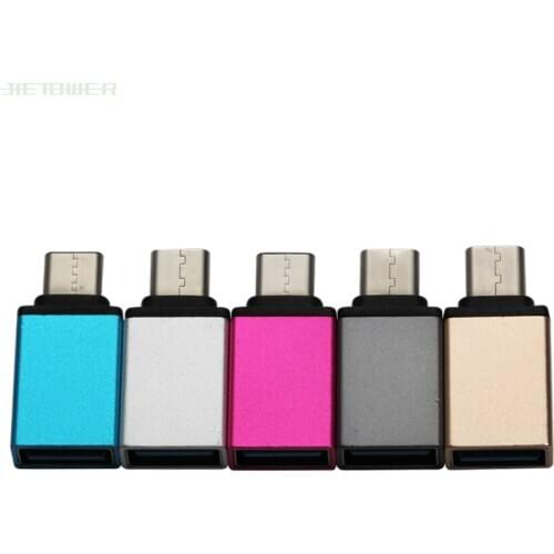 USB C OTG Adapter Fast USB 3.0 to Type C Adapter for Macbook Pro Xiaomi mi 10 Mini USB Adapter Type-C OTG Cable Converter 300pcs