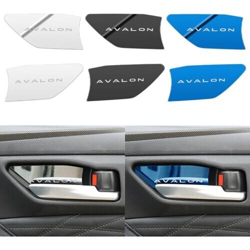 Car Accessories Auto Door Bowl Handle Wrist Cover Trim Fit For Toyota Avalon Auto Sticker Car Styling
