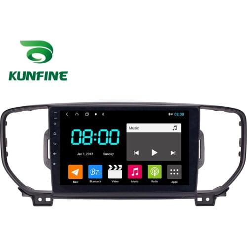 Android 10.0 1024*600 Octa Core Car DVD GPS Navigation Player Deckless Car Stereo for KIA KX5 Sportage R 16-18Silver Color Radio