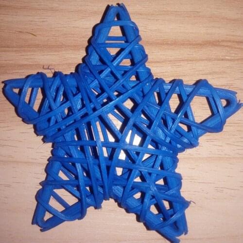 10pcs Wicker crafts party supplies star shape decorative Rattan Ball