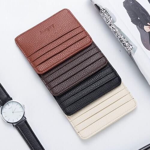 Card Holder Mens Business Pocket Slim Thin ID Credit Card Money Holder Wallet Man Card Case Wallets