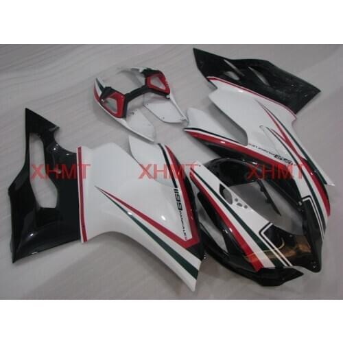 For DUCATI 1199 2012 - 2014 Body Kits 1199S 13 14 Bodywork 889 2012 Black White Fairing