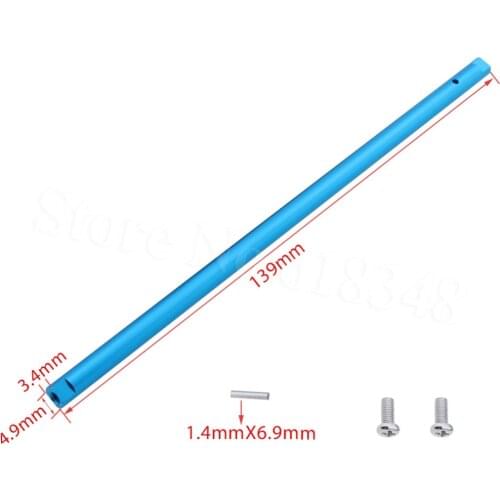 For Wltoys A979 Aluminum Centre Drive Joint A949-17 A979 1/18th Scale 4WD Electric RTR Monster Truck Off-road Car Upgrade Parts