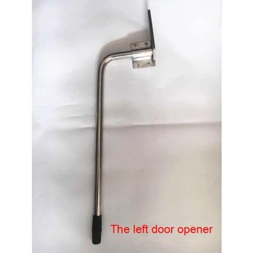 Cold storage door opener freezer sliding door gate starter door handle refrigeratory stainless steel pull fulcrum pivot Hold