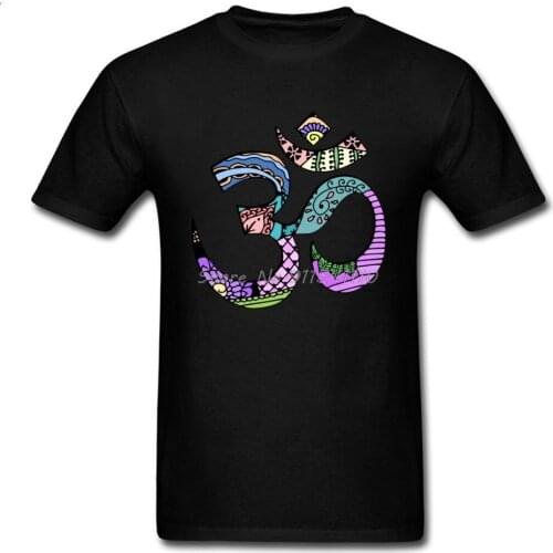T-shirt Om T Shirt Men Muay Thai Tops Tees Unique Drawing Clothing Father Day Gift Tshirt Men Cotton Tees Harajuku Streetwear