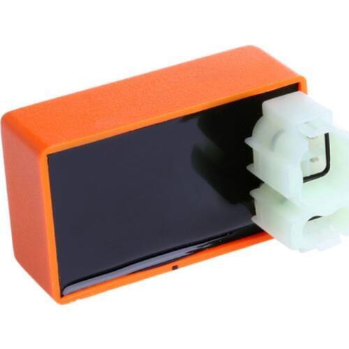 GY6 6 Pin Racing AC CDI Ignition Box For 50cc 125cc 150cc Scooter Moped ATV Quad Buggy Kart Lighter Plastic, Metal