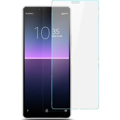 IMAK for Sony Xperia 10 II Glass Screen Protector Transparent H Explosion-Proof Tempered Glass for Sony Xperia 10 II