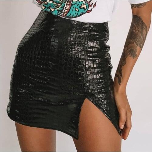 Jfmhrx Women's Leather Skirts
