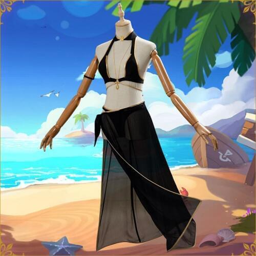 Alter Cosplay FGO Fate/Grand Order Joan of Arc Cosplay Costume Fourth Anniversary Swimsuit Halloween Costume for Women