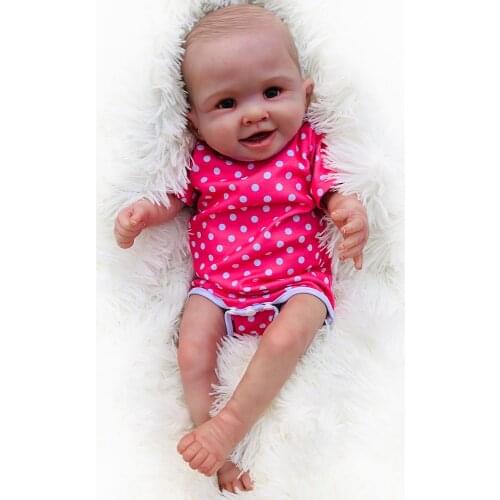 New Arrival 20inch Full Silicon body Reborn Baby Doll Bath Bonecas Toy Cute lifelike Toy for Girls Birthday Gift