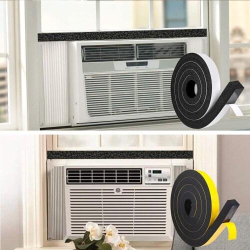 30mm Thickness Strong Adhesion EVA Black Sponge High Density Foam Rubber Tape Anti-collision Seal Strip Anti-noise 2M