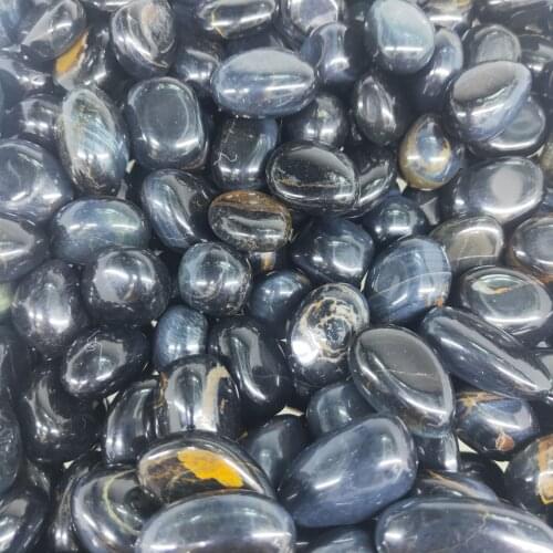 Natural Blue Tiger Eye Loose Gem Stone Cabochon Bead Oval