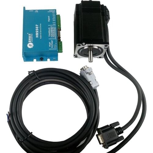 New original Leadshine 57 2NM 1000Line Closed-Loop Stepper Motor HBS507 +573HBM20-1000 Closed-Loop Stepper Motor Drive KIT